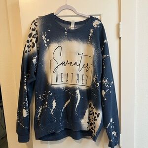 Bleached Sweater Weather Sweatertshirt